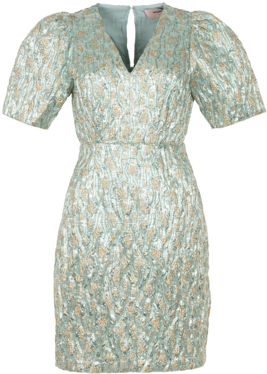 Freebird Dress Jurken Lichtgroen Daantje-2 Groen