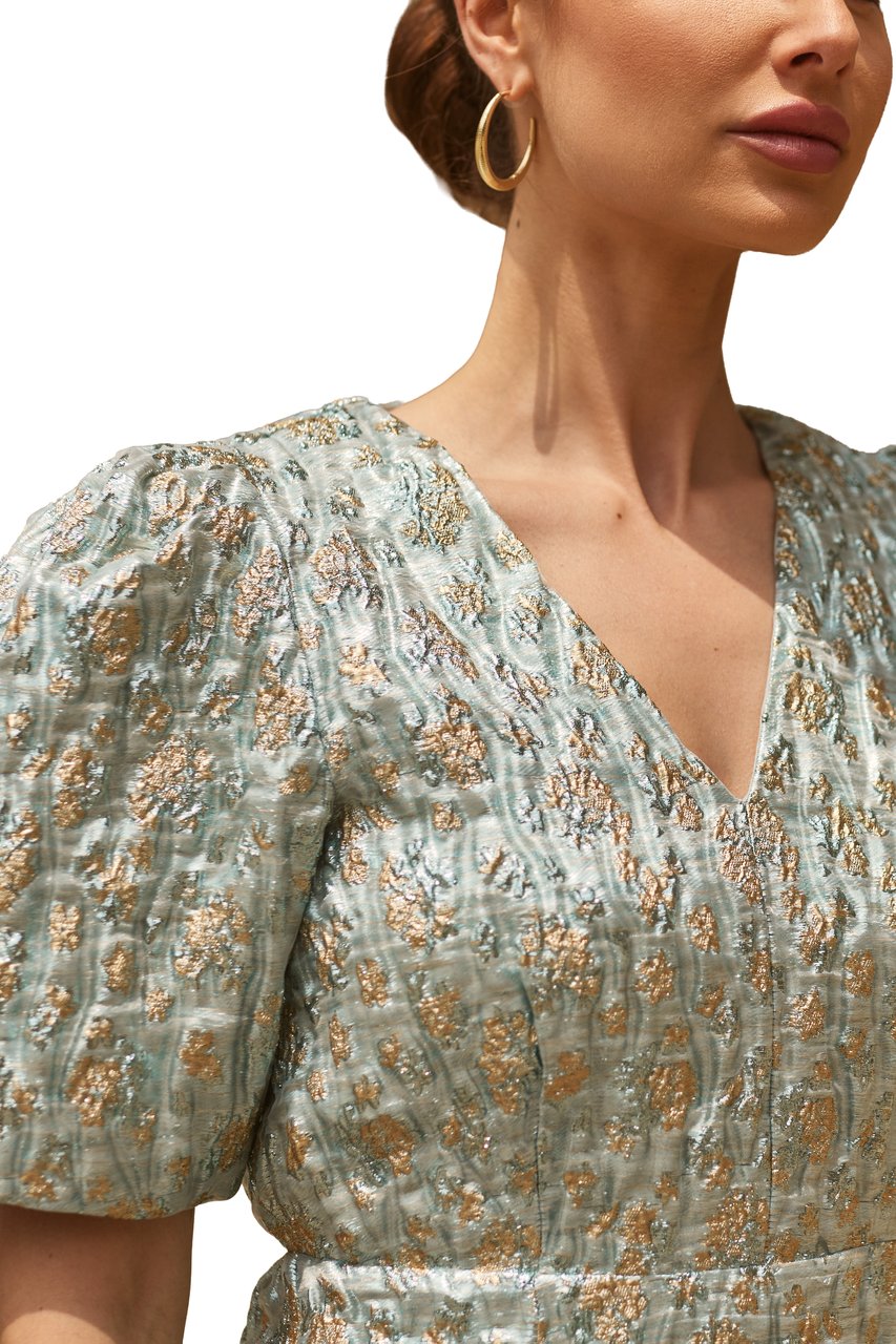Freebird Dress Jurken Lichtgroen Daantje-2 Groen