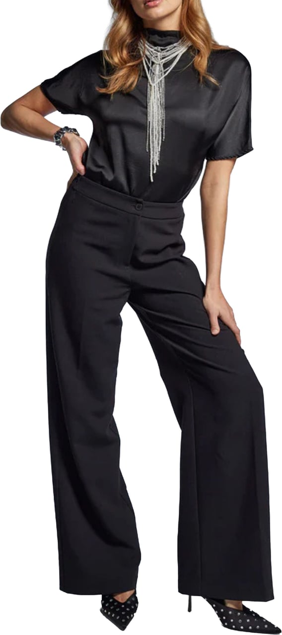 Freebird Trouser Pantalons Zwart Phileine Zwart