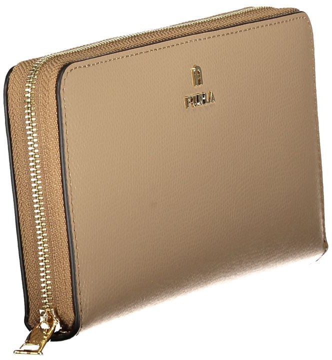 Furla Furla Beige Leather Woman Wallet Beige