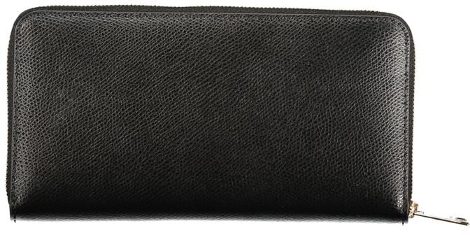 Furla Furla Nero Leather Women Wallet Zwart