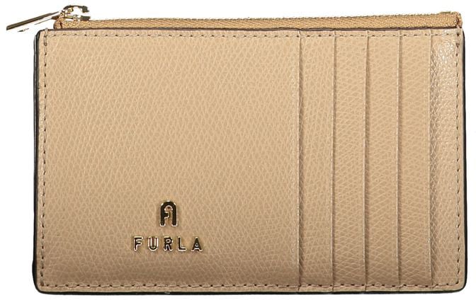 Furla Furla Beige Leather Women Wallet Beige
