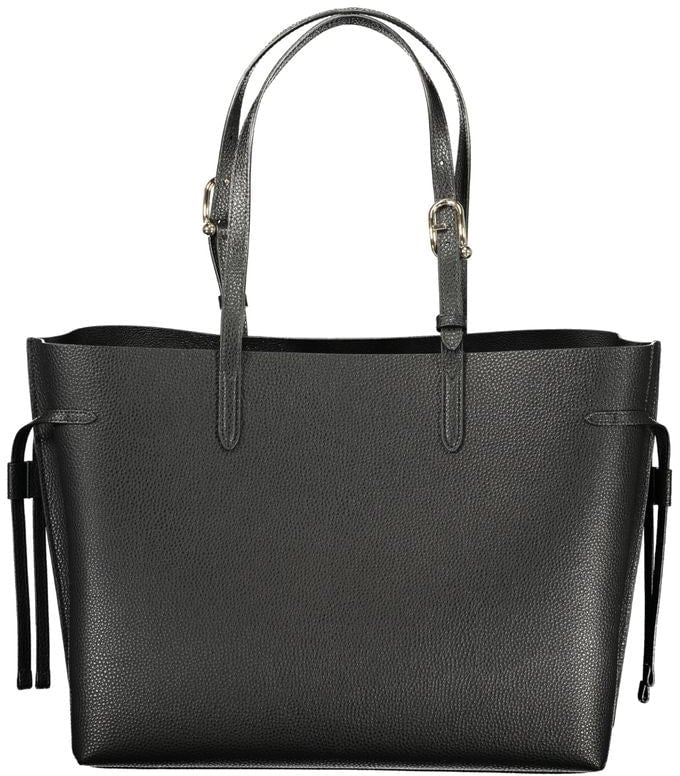 Furla Furla Black Leather Women Handbag Zwart