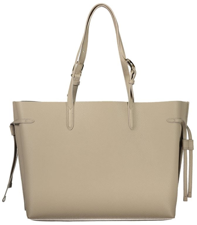 Furla Beige Leather Women Handbag Roze