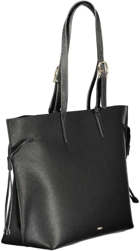 Furla Furla Nero Pelle Women Handbag Zwart