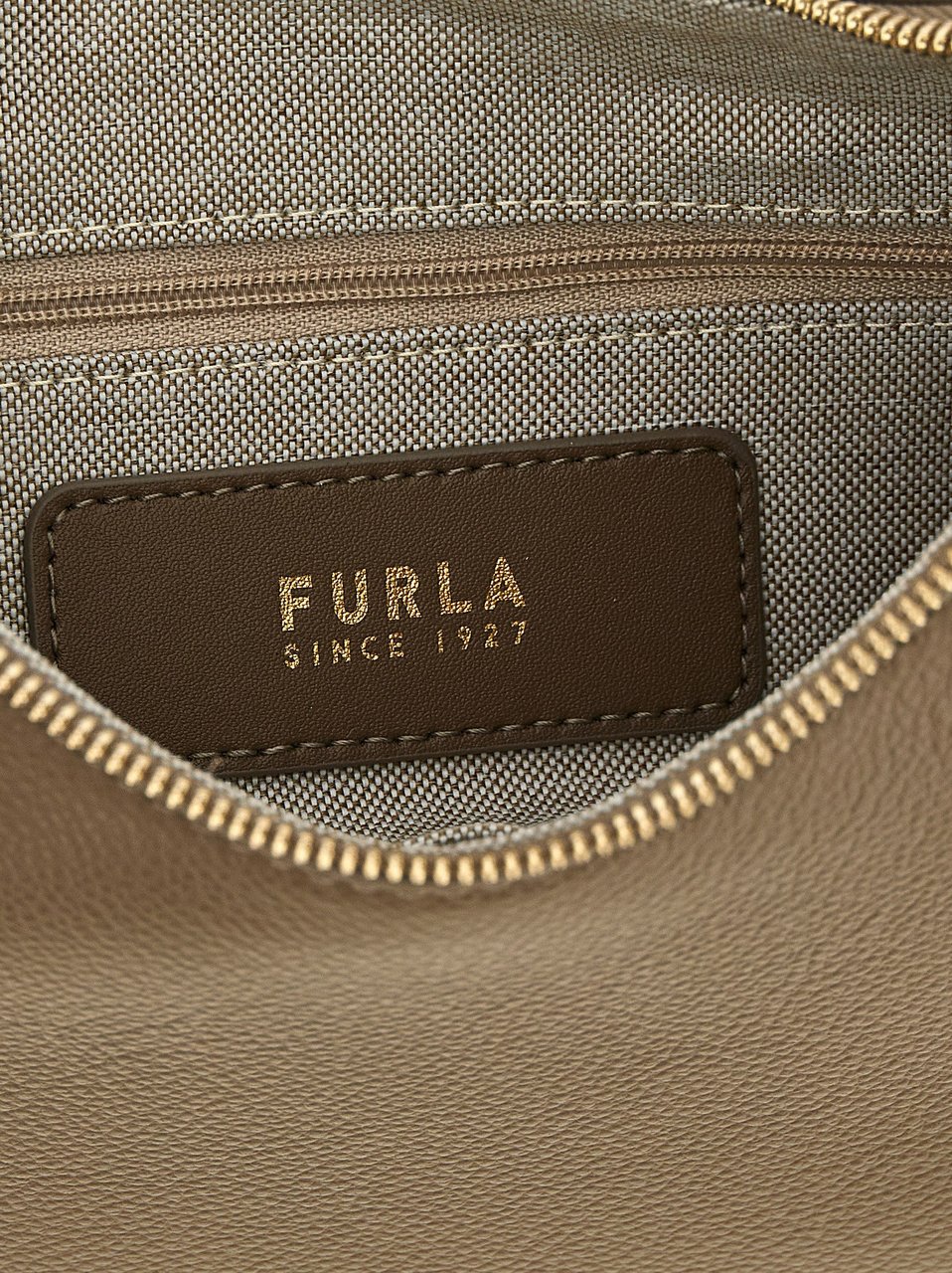 Furla Beige Calfskin Shoulder Bag Beige