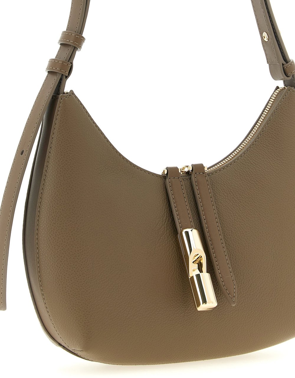 Furla Beige Calfskin Shoulder Bag Beige