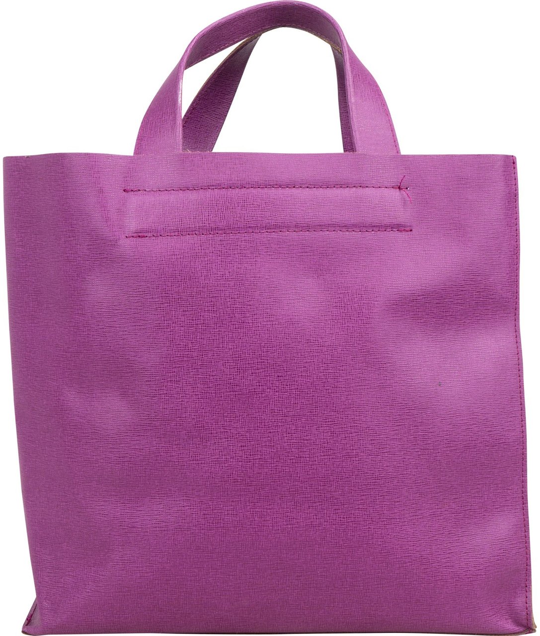 Furla Furla Grained Leather Man Giove Tote Handbag Roze
