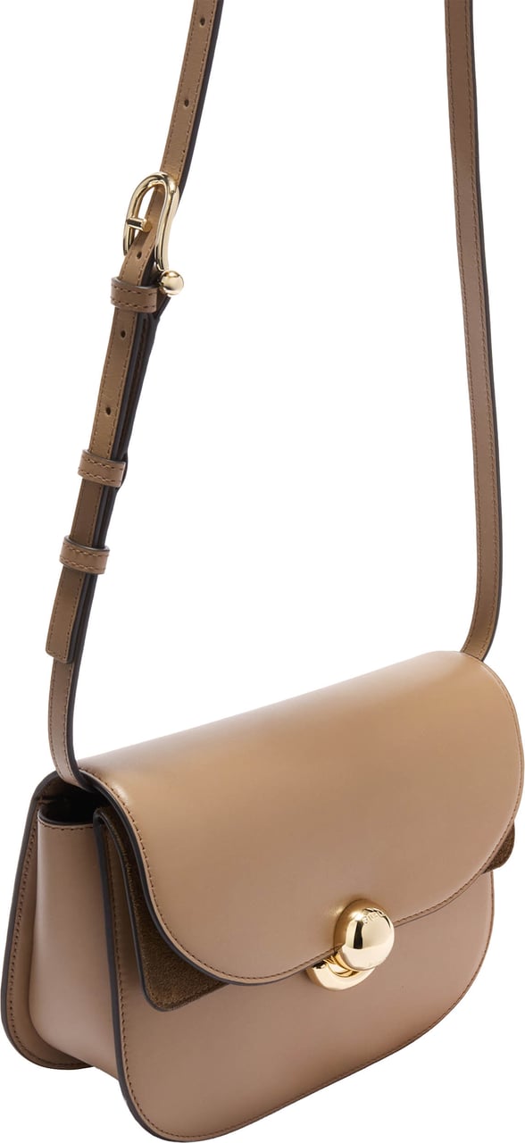 Furla Sfera S Rectangular Minimalist Black Leather Bag Neutraal