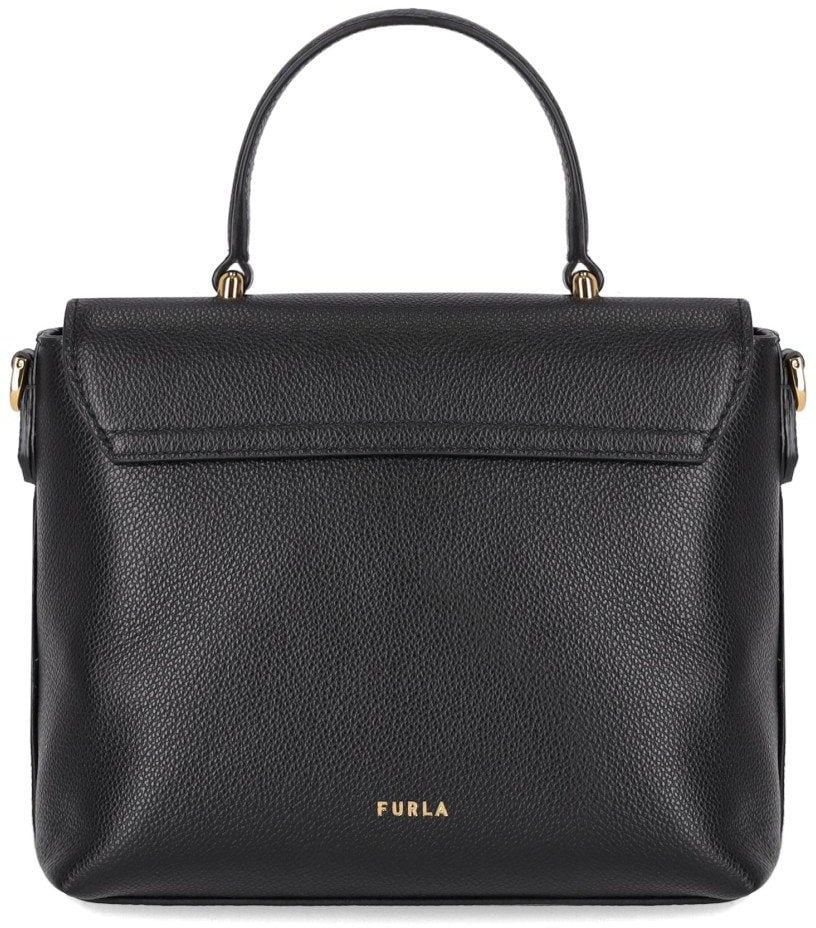 Furla Furla Moonlight S Top Handle Nero Zwart