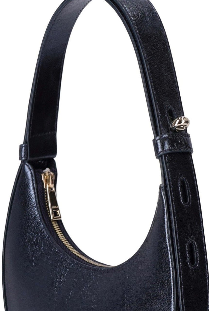 Furla Furla Delizia Mini Shoulder Bag Grigio Blu Grijs