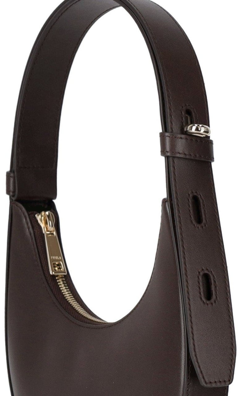 Furla FURLA DELIZIA MINI CHOCOLATE SHOULDER BAG Bruin