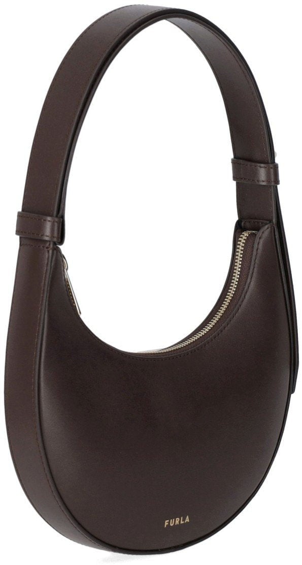 Furla FURLA DELIZIA MINI CHOCOLATE SHOULDER BAG Bruin