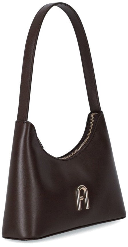 Furla Furla Diamante Mini Shoulder Bag Espresso Bruin