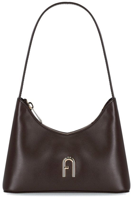 Furla Furla Diamante Mini Shoulder Bag Espresso Bruin