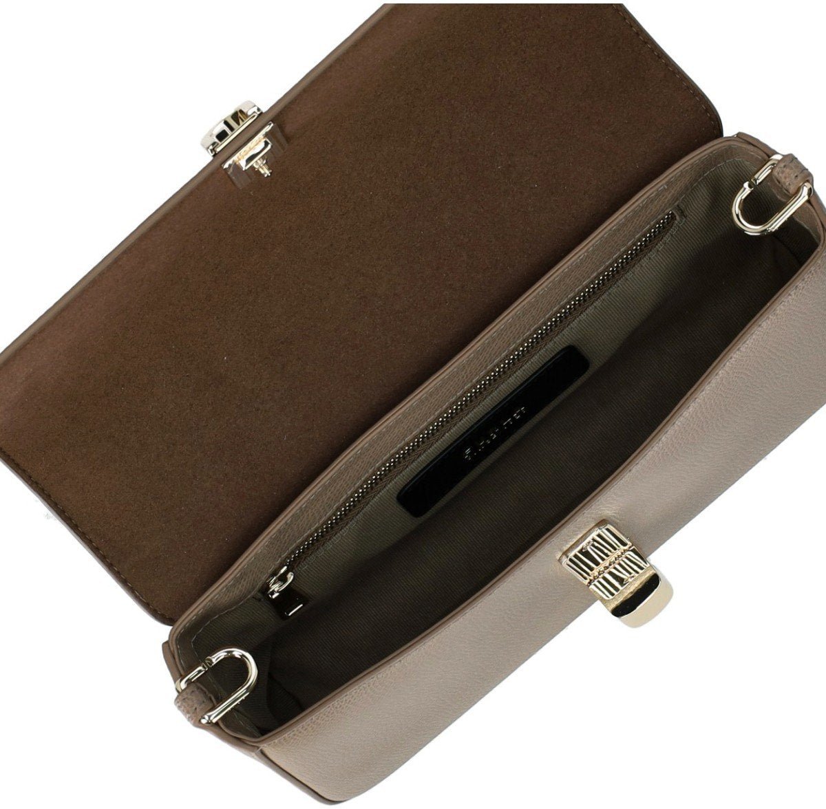 Furla Furla Iride S Crossbody Greige Grijs