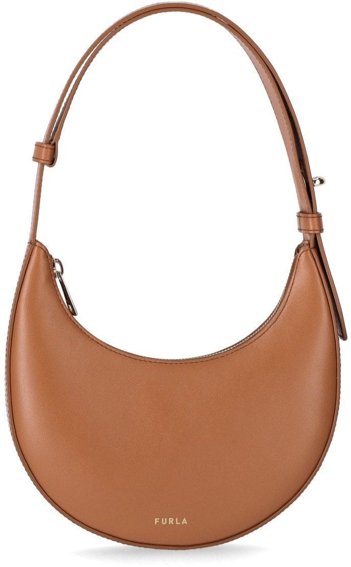 Furla FURLA DELIZIA MINI BRANDY SHOULDER BAG Bruin