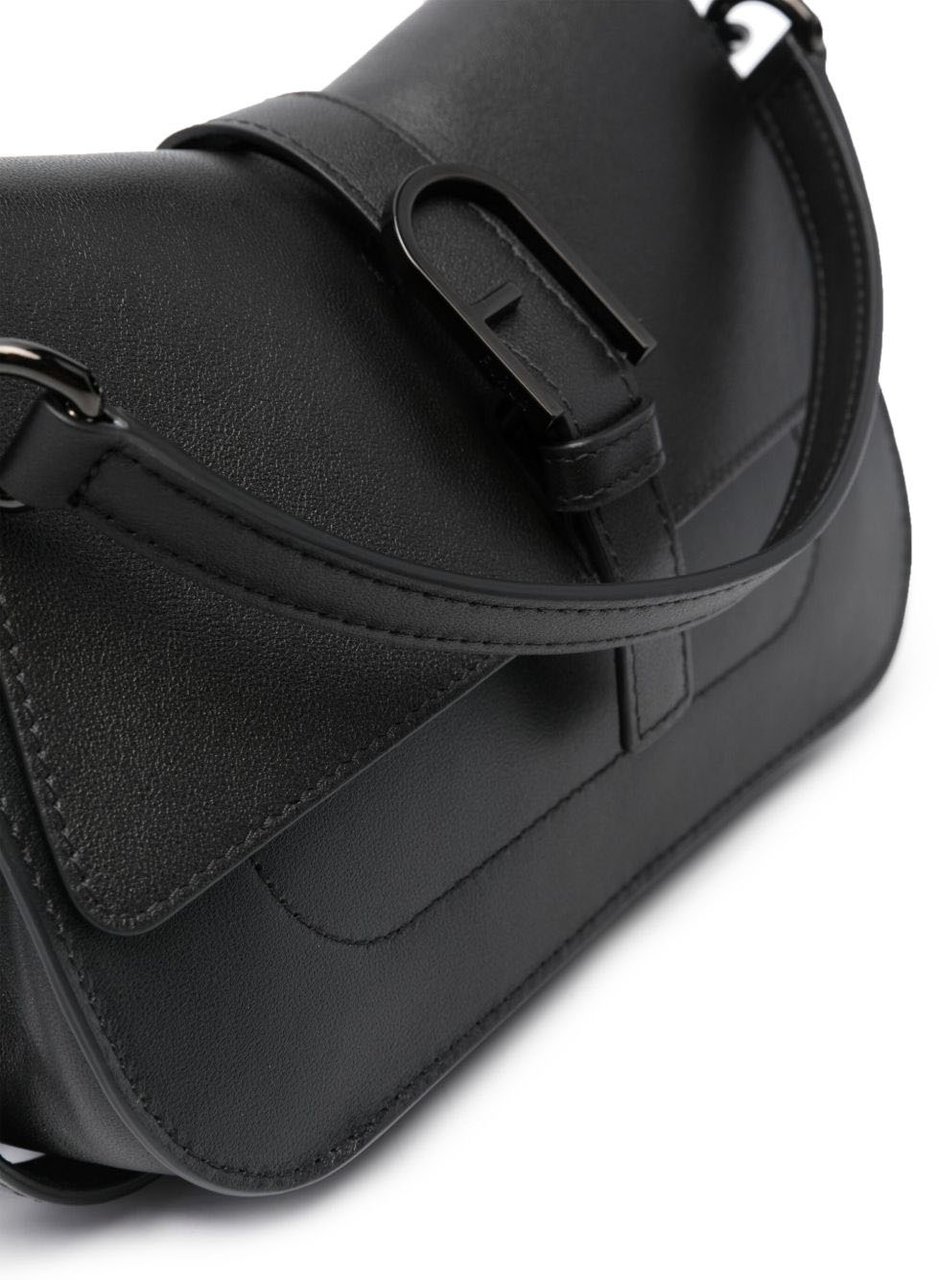 Furla Furla Flow Mini Top Handle Nero Zwart