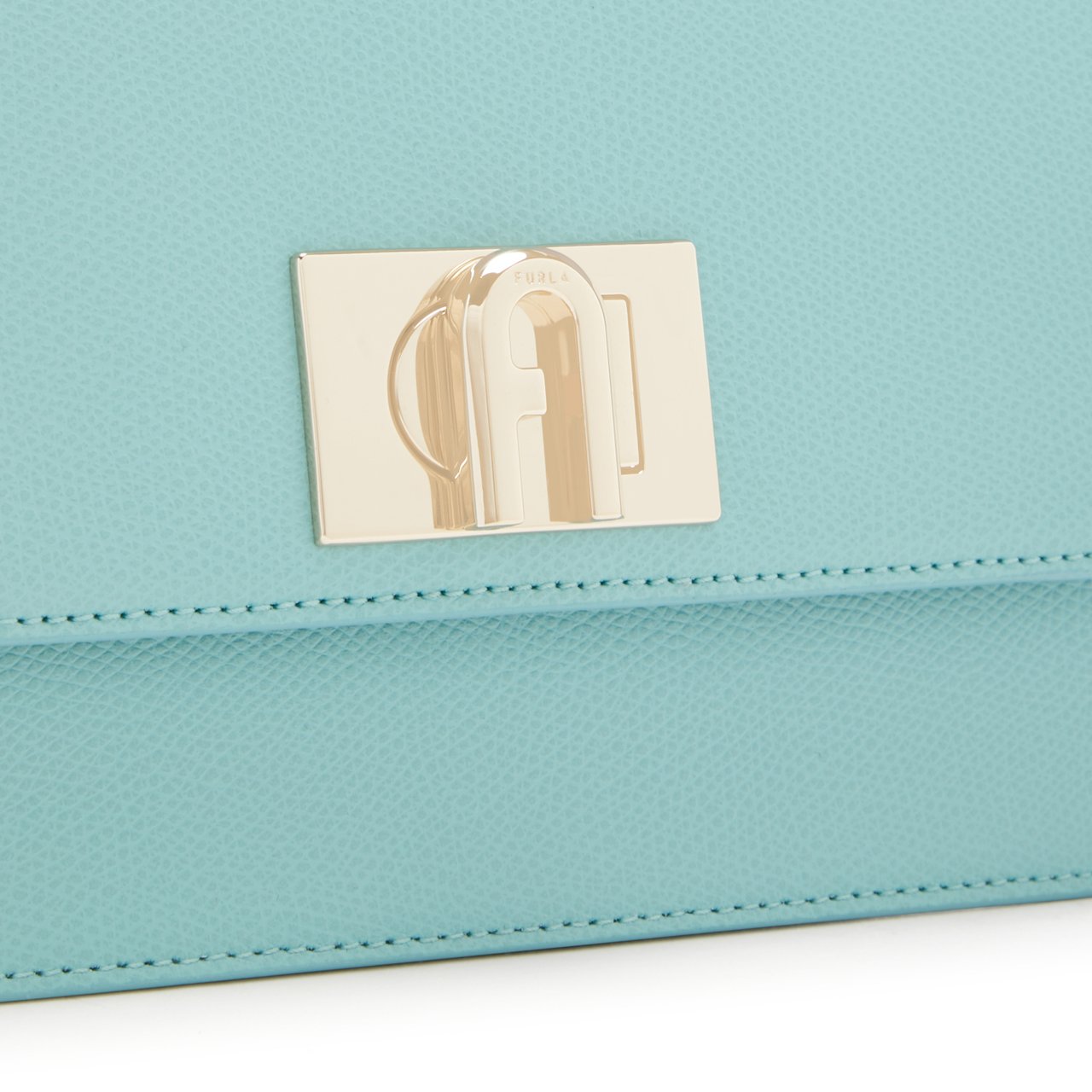 Furla 1927 Runderleer Crossbody Tas Blauw