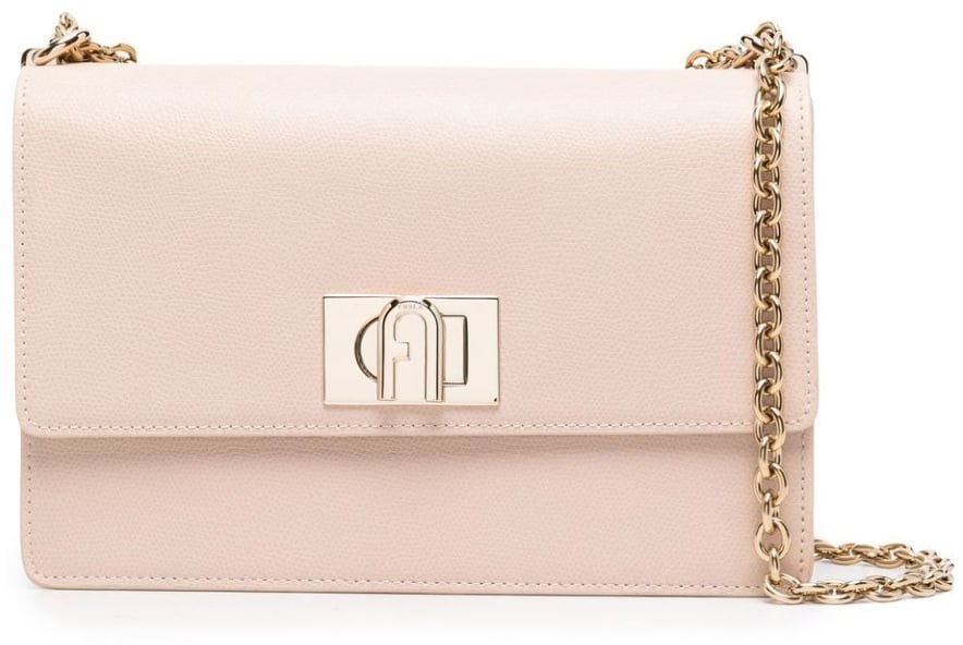 Furla 1927 Logo Crossbody Bag Roze