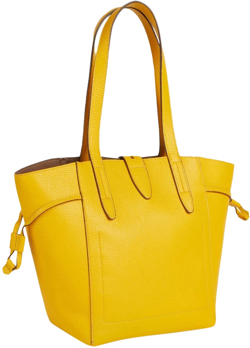 Furla Net Medium Logo Tote Bag Geel