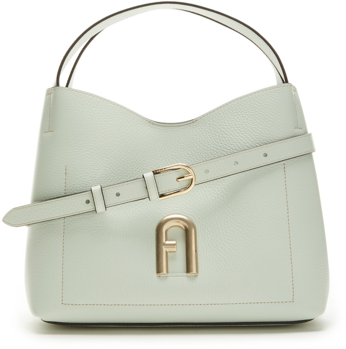 Furla Primula Runderleer Handtas Groen
