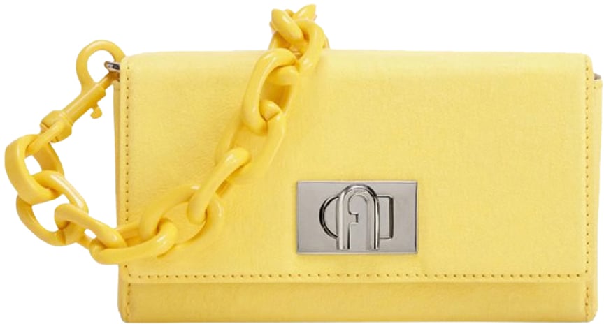 Furla Bloombag Mini Shoulder Bag Geel