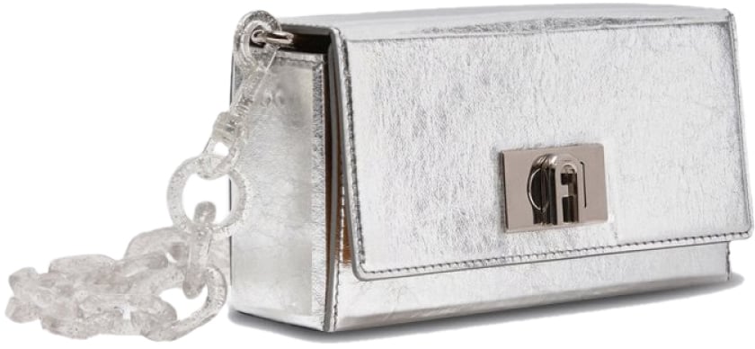 Furla Bloombag Mini Shoulder Bag Zilver