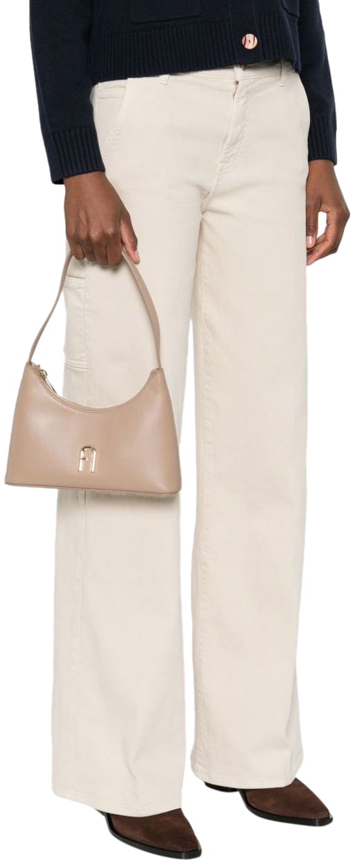 Furla Furla Diamante Mini Shoulder B Greige Grijs