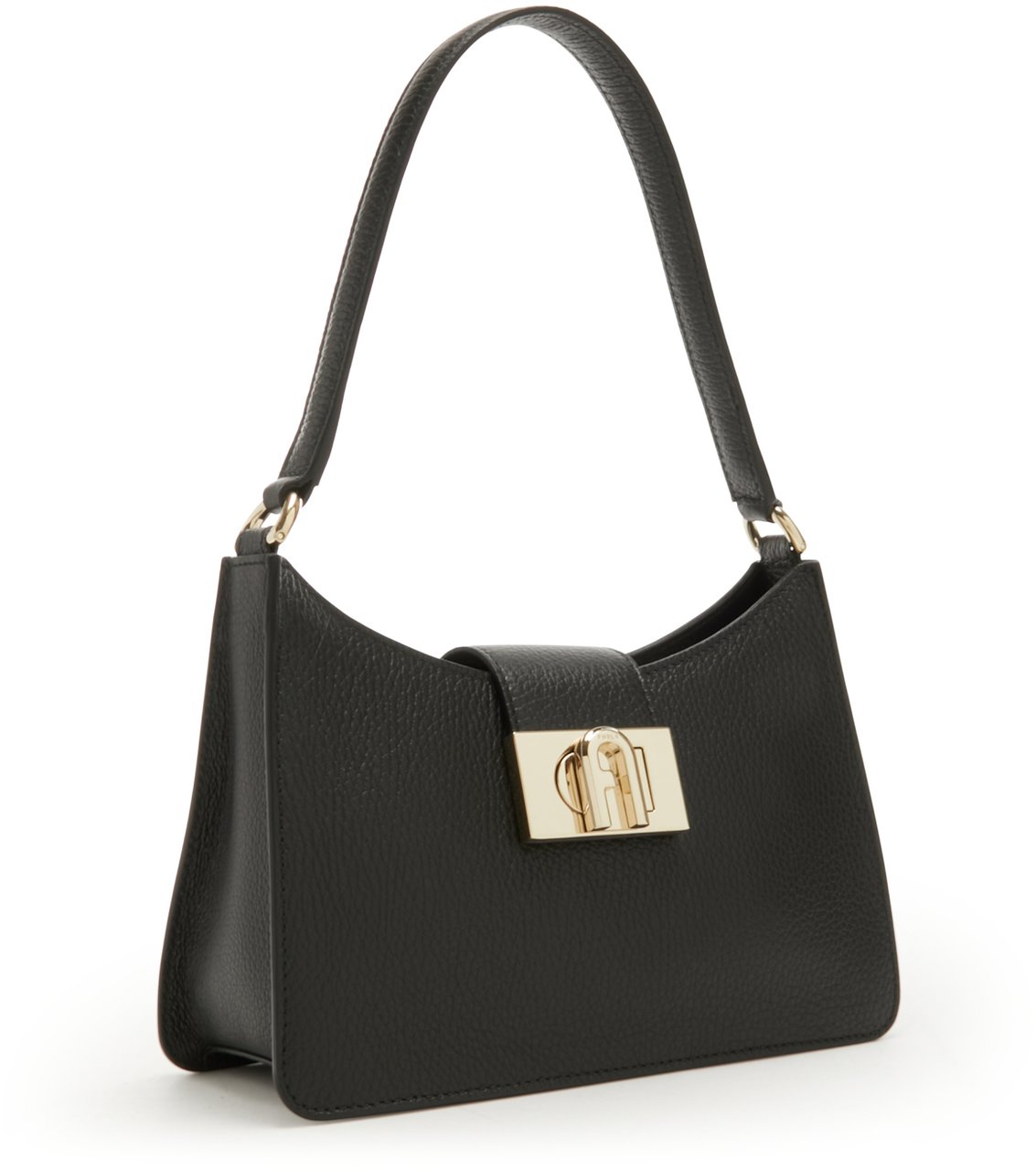 Furla 1927 Runderleer Handtas Zwart