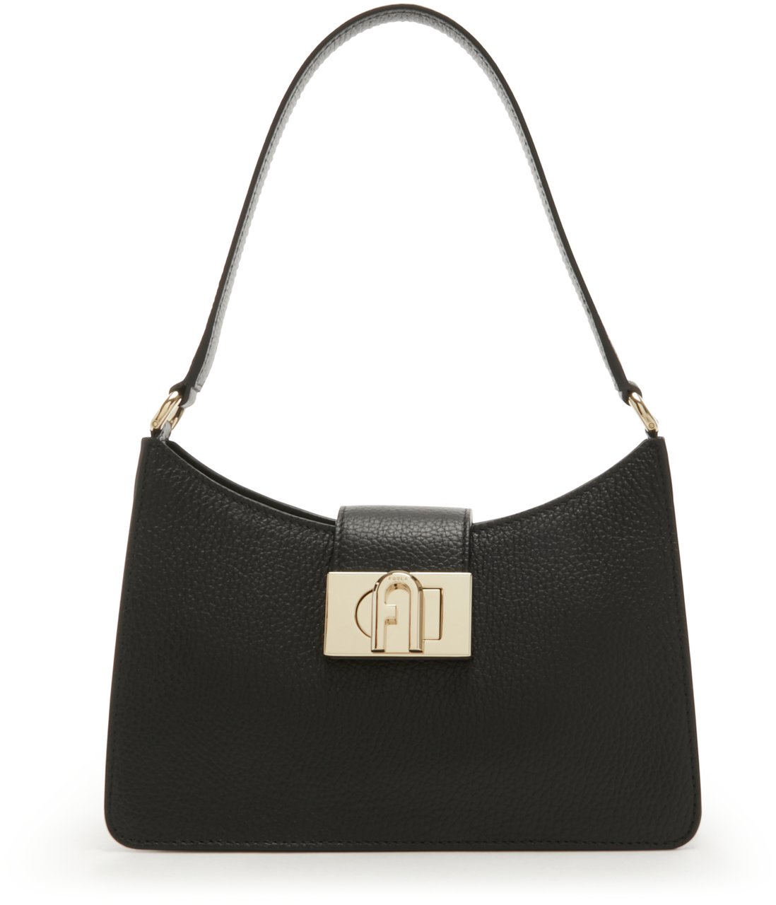 Furla 1927 Runderleer Handtas Zwart