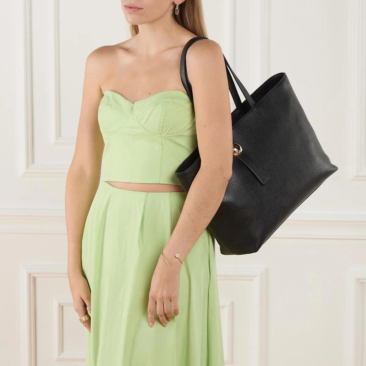 Furla Runderleer Handtas Zwart