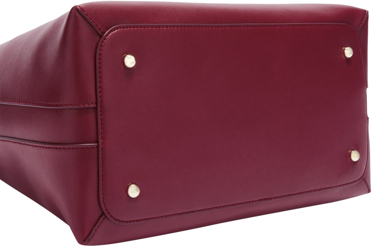 Furla Furla hobo bag goccia m in leather color cherry Rood