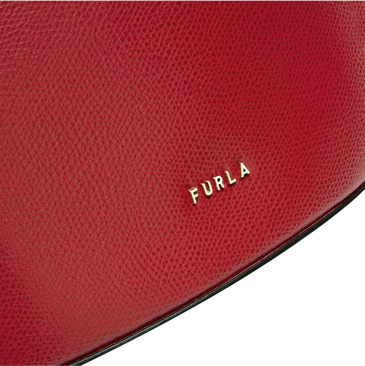Furla Furla roxie s leather bucket bag, red Goud
