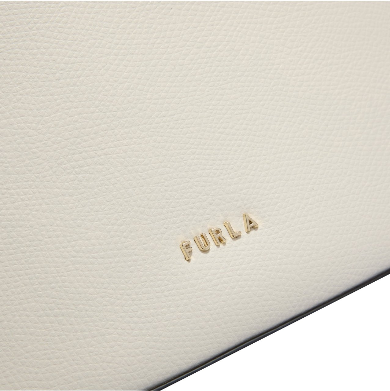 Furla Furla roxie s leather bucket bag, cream color Beige