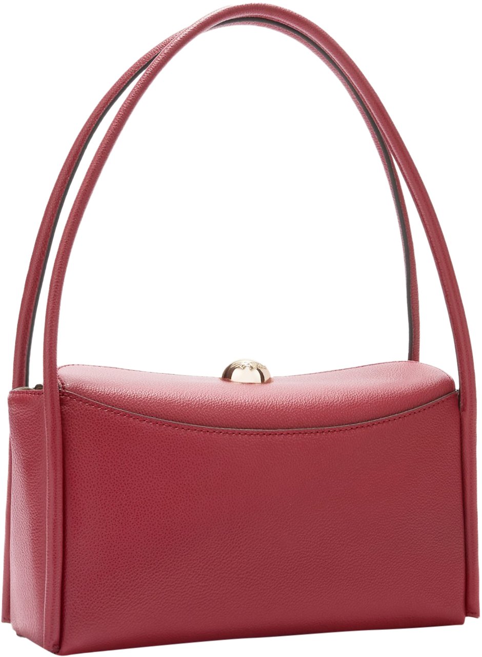 Furla Furla nicole m boston leather shoulder bag, cherry Rood