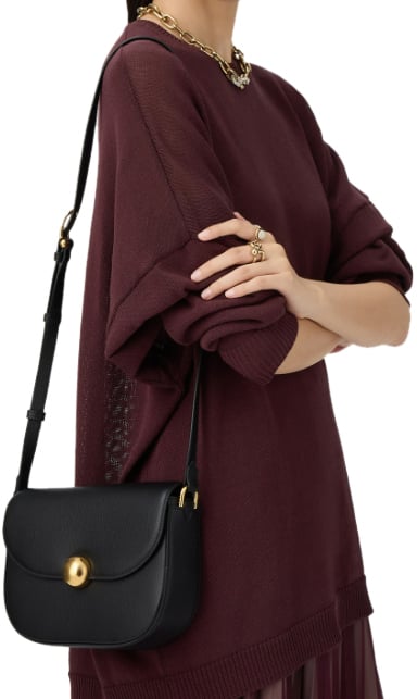 Furla Furla Moonlight S Crossbody Round Nero Zwart