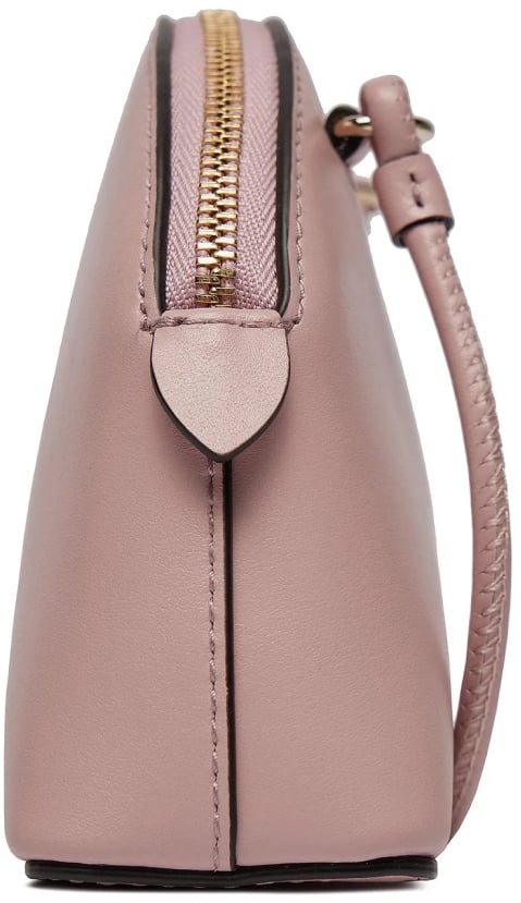 Furla Camelia Logo Plaque Mini Crossbody Bag Roze