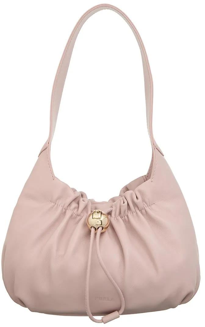 Furla Runderleer Schoudertas Roze
