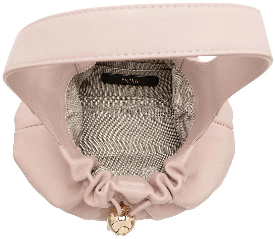 Furla Runderleer Schoudertas Roze