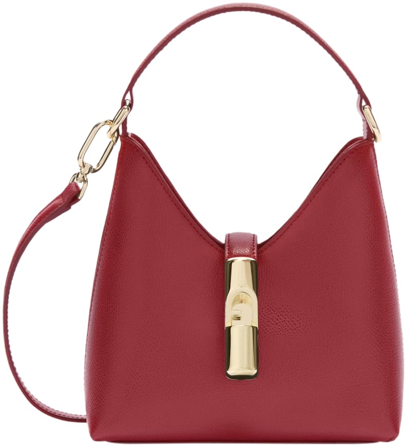 Furla Furla iride mini leather bag, cherry color Rood