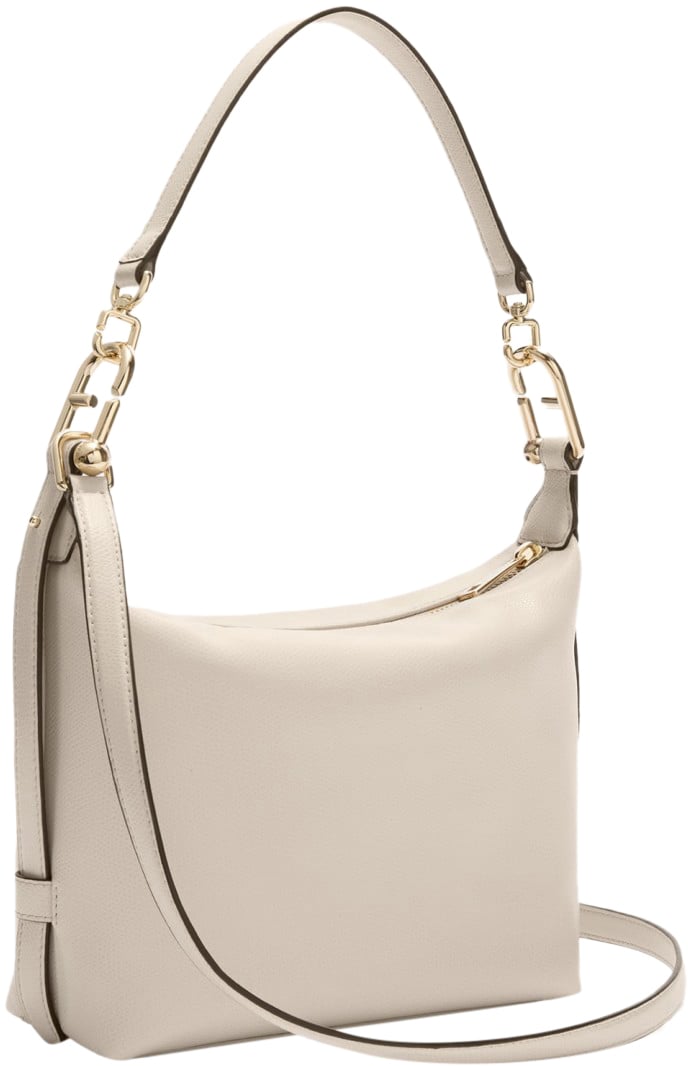 Furla Furla tonie mini hobo bag in sand leather Bruin