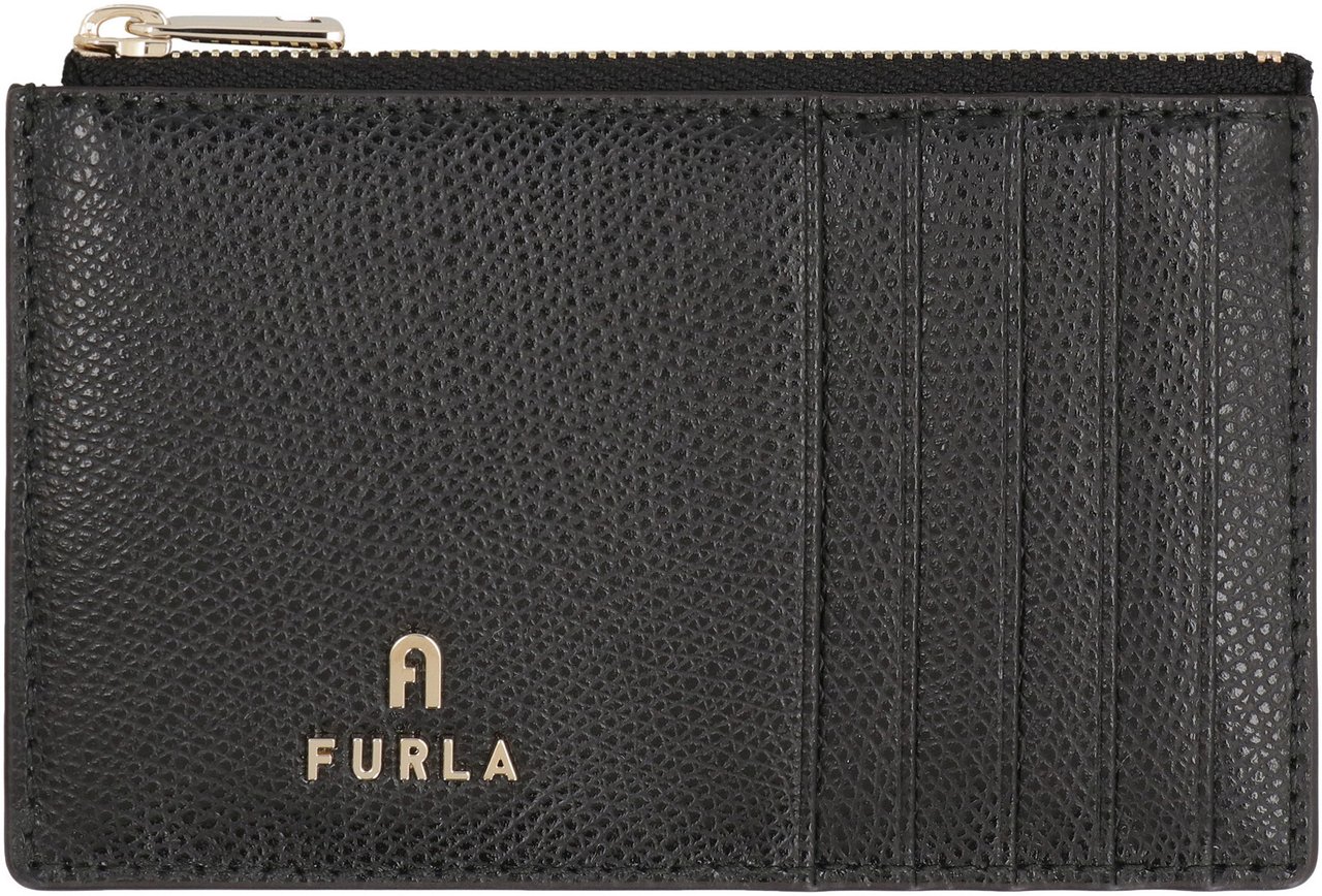 Furla Furla Camelia Leather card holder Zwart