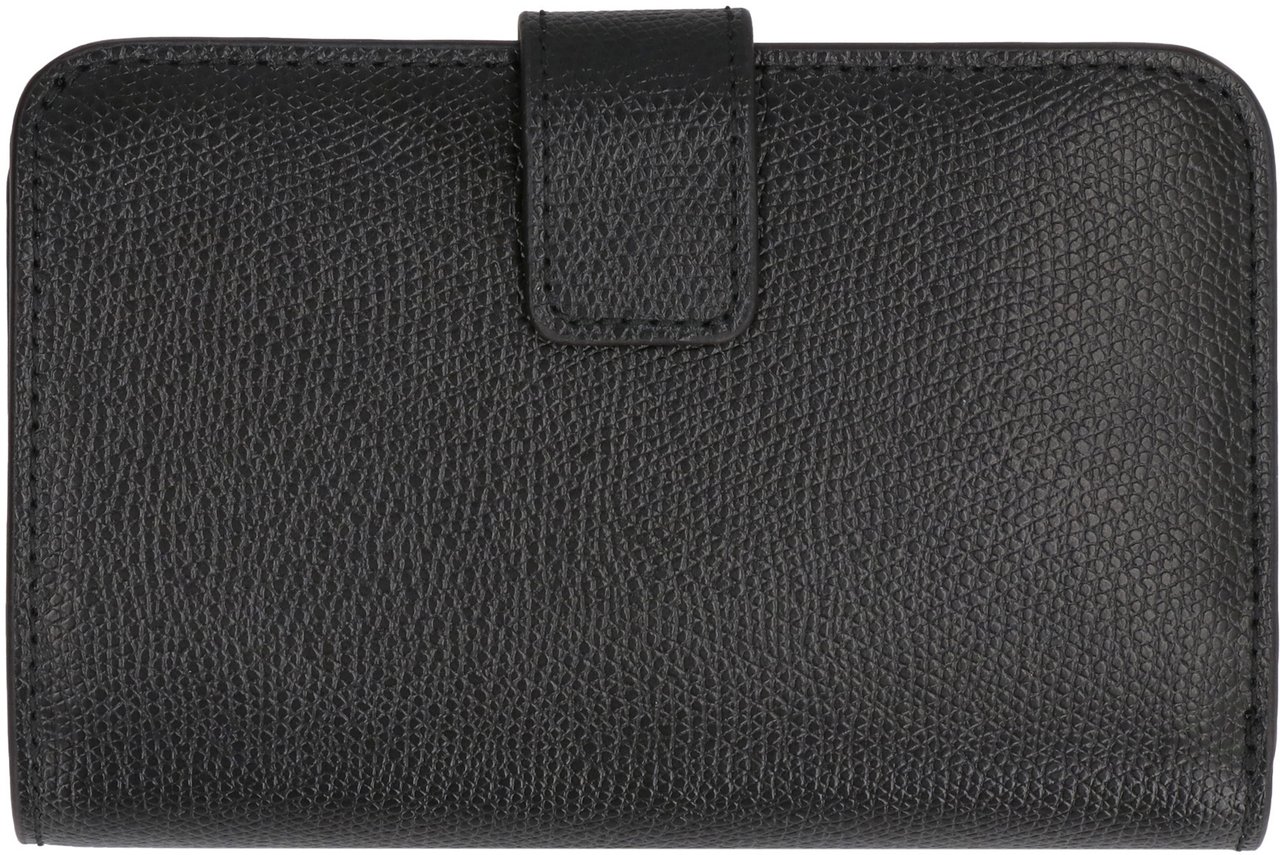 Furla Camelia leather wallet Zwart