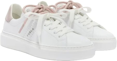 Furla Sneakers Beige Wit