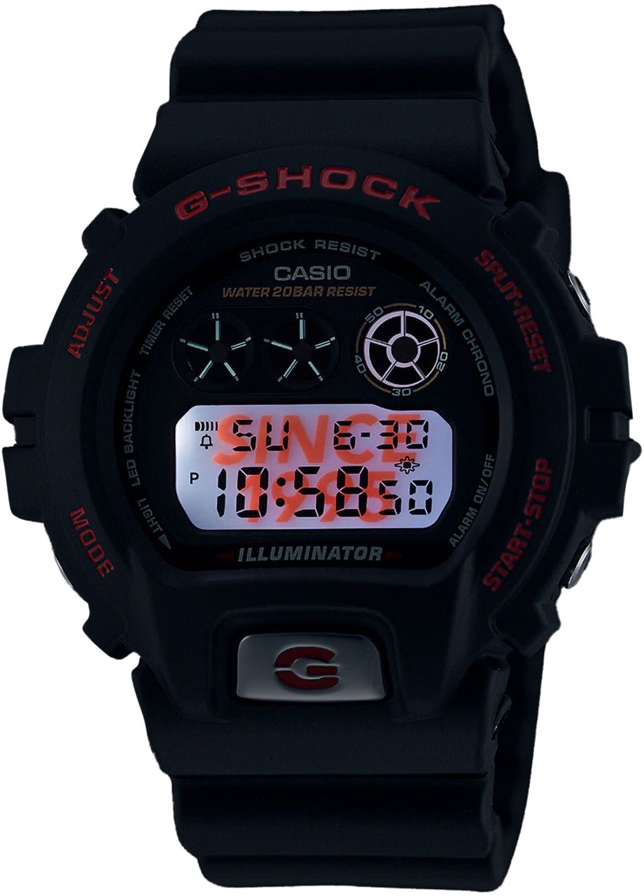 G-Shock G Shock Horloge DW-6900U-1ER Digitaal 200m Waterdicht Zwart Divers