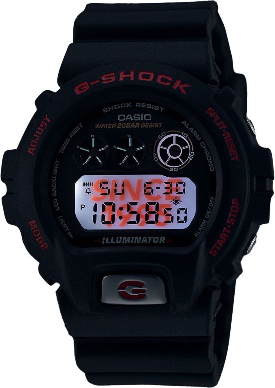 G-Shock G Shock Horloge DW-6900U-1ER Digitaal 200m Waterdicht Zwart Divers