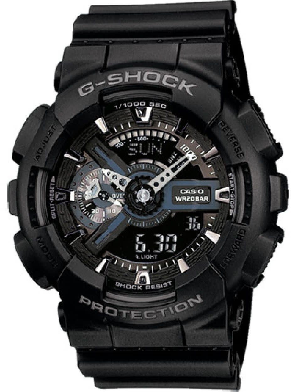 G-Shock Casio G-Shock Horloge GA-110-1BER Zwarte Band en Wijzerplaat 55mm Waterdichtheid 200meter Zwart