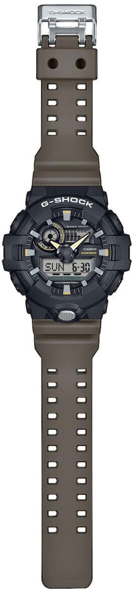 G-Shock G Shock Horloge GA-710TU-1A3ER Analoog Digitaal Zwart Groen 200m Waterdicht Divers
