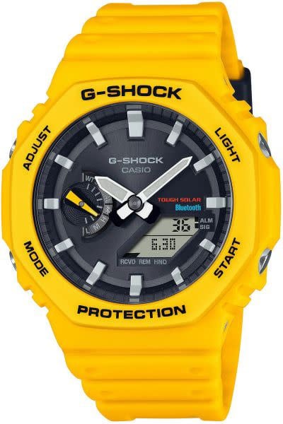 G-Shock CASIO G-Shock Horloge GA-B2100C-9AER Digitaal Analoog Geel Divers